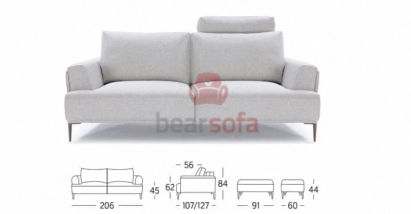 Kích Thước Ghế Sofa Băng Malmo Sofa 1