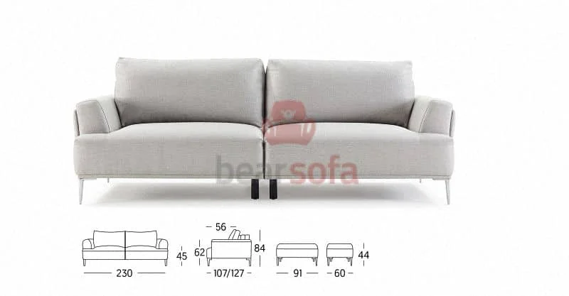 Kích Thước Ghế Sofa Băng Malmo Sofa 2