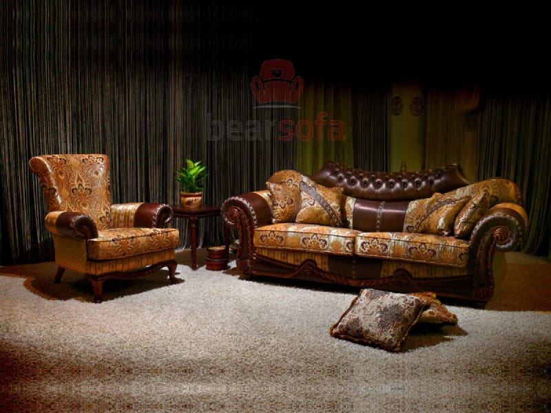 Ghế sofa mang màu sắc cổ điển có vẻ đẹp tinh tế, sang trọng