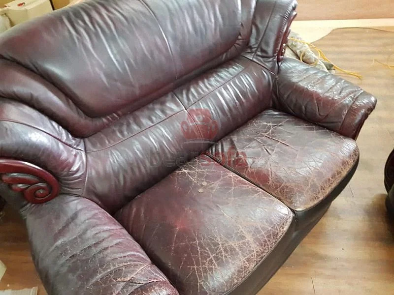 Ghế sofa da bò nhà anh Phương Tân Bình