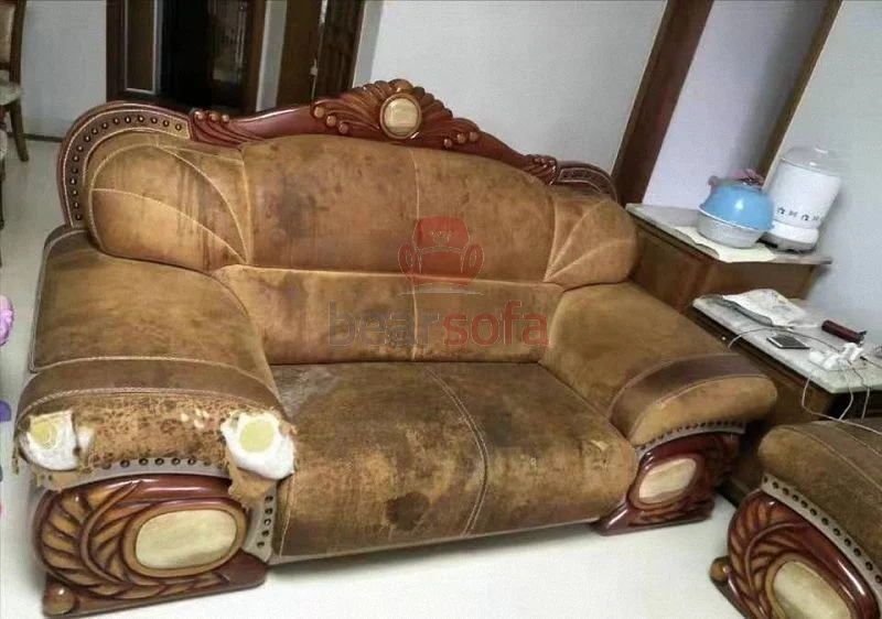 Bọc ghế sofa da công nghiệp BearSofa ảnh trước