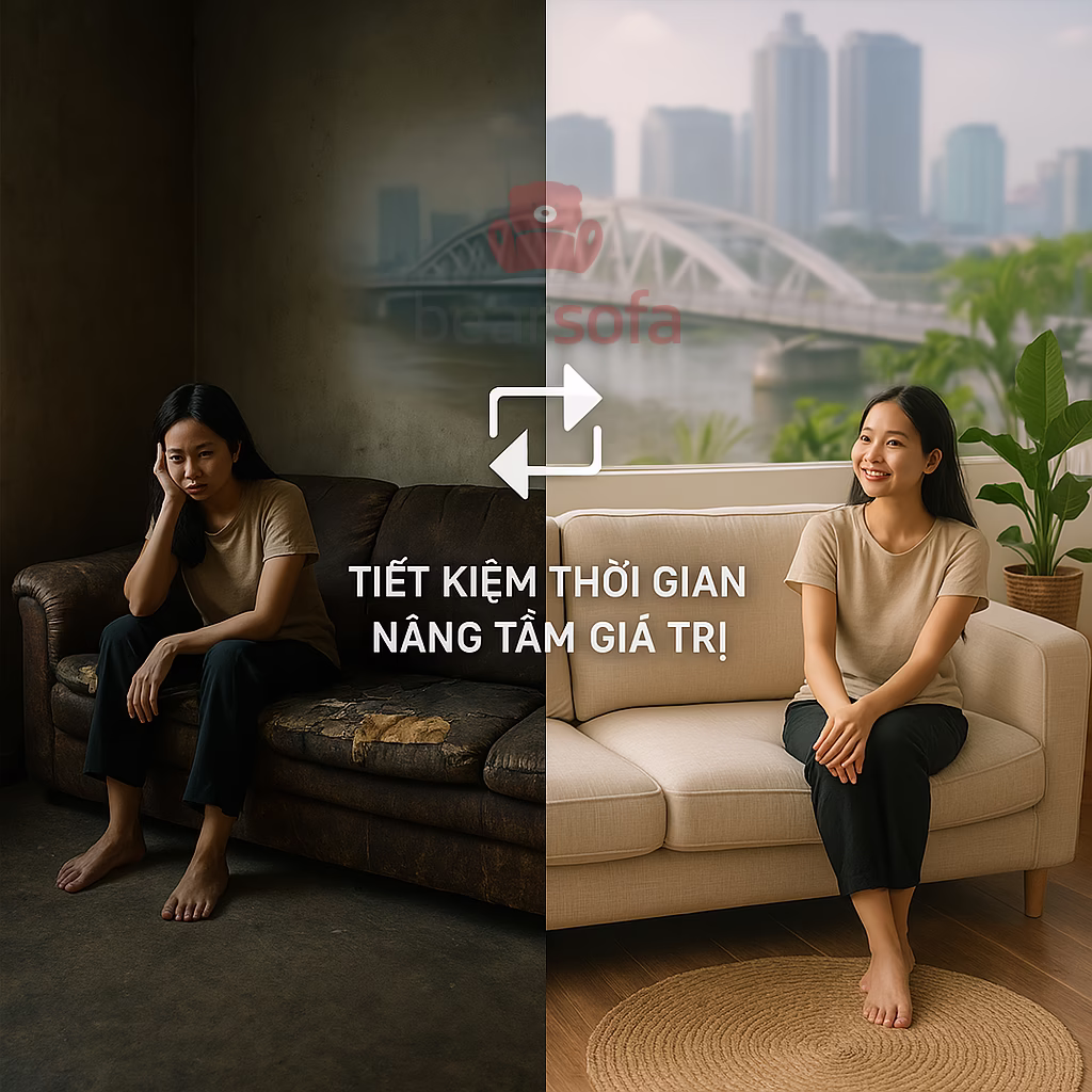 Bọc sofa nhanh, chất lượng và tiết kiệm chi phí tại phường Khánh Hội