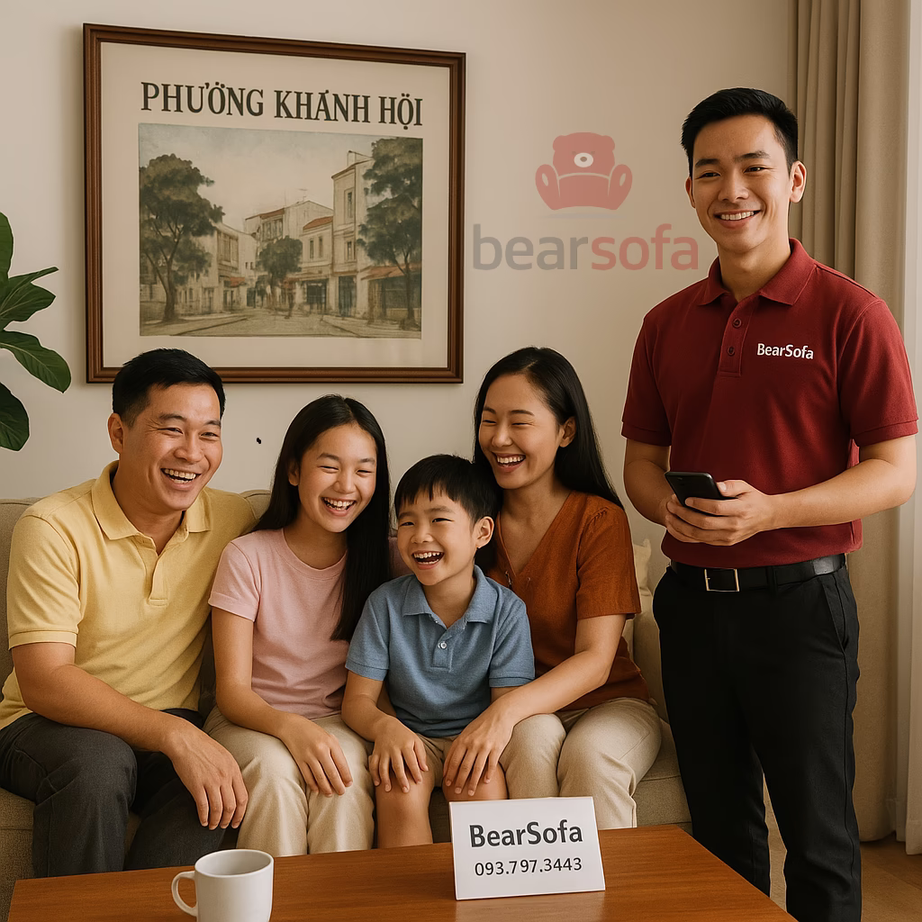 Liên hệ BearSofa để bọc lại ghế tại Khánh Hội, quận 4 cũ