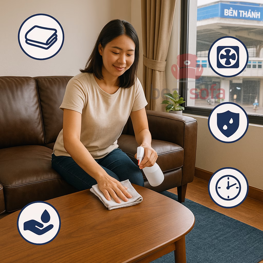 Dịch Vụ Bọc Ghế Sofa Phường Bến Thành, Quận 1 – BearSofa 25 Bí quyết bảo quản sofa tại căn hộ phường Bến Thành – BearSofa