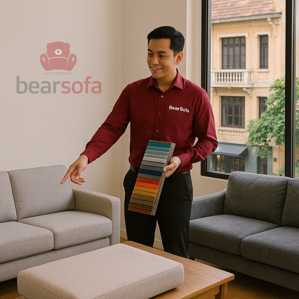 Dịch Vụ Bọc Ghế Sofa Phường Cầu Ông Lãnh, Quận 1 18 Sofa văng và sofa góc tùy chỉnh tại căn hộ và nhà phố phường Cầu Ông Lãnh – BearSofa