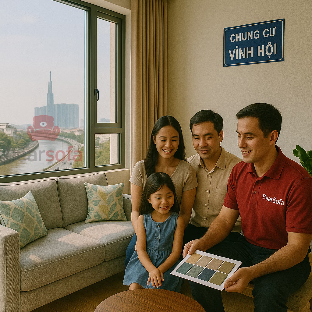 Dịch Vụ Bọc Ghế Sofa Phường Vĩnh Hội - BearSofa 8 Dịch vụ bọc ghế sofa phường Vĩnh Hội - BearSofa