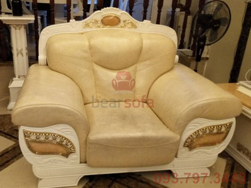 Bọc lại sofa cao cấp Bình Thạnh - Ảnh Trước