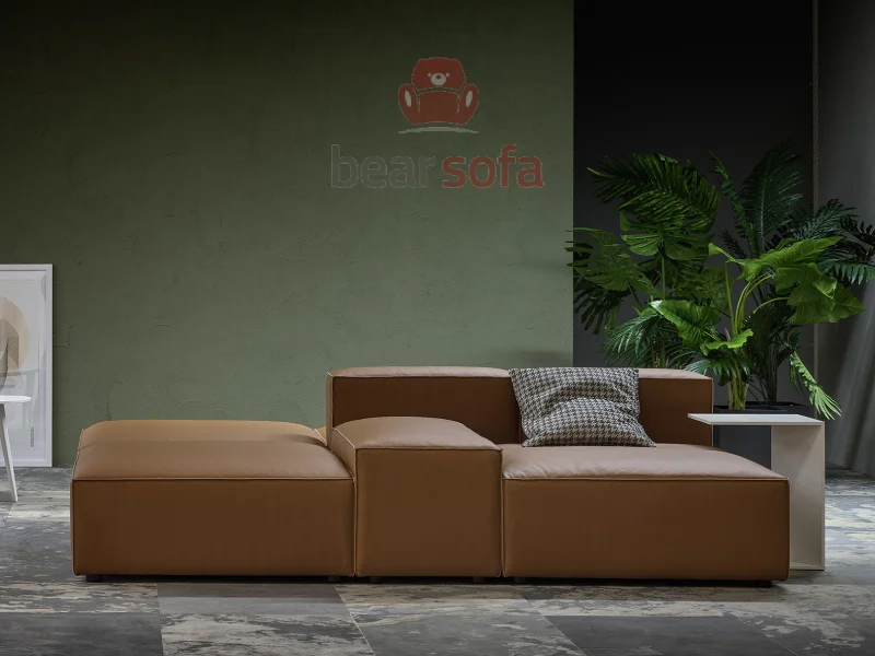 Mẫu ghế sofa da đẹp - Leather Sofa - BearSofa Mẫu 10