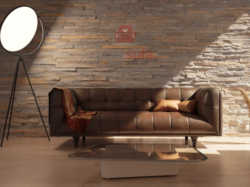 Mẫu ghế sofa da đẹp - Leather Sofa - BearSofa Mẫu 2