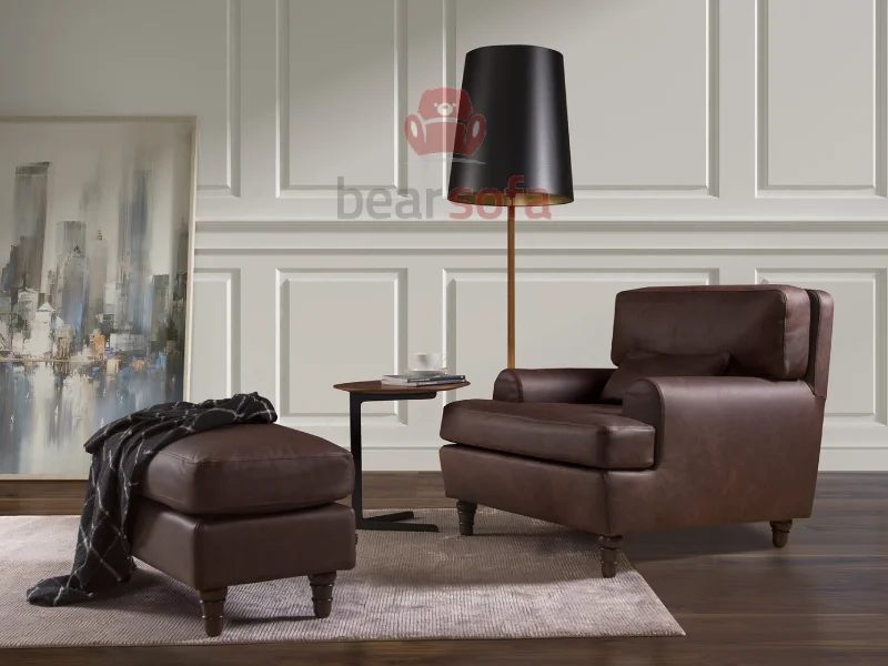 Mẫu ghế sofa da đẹp - Leather Sofa - BearSofa Mẫu 3