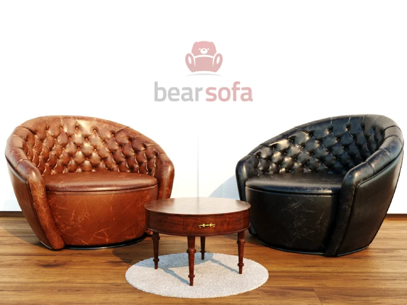 Mẫu ghế sofa da đẹp - Leather Sofa - BearSofa Mẫu 4