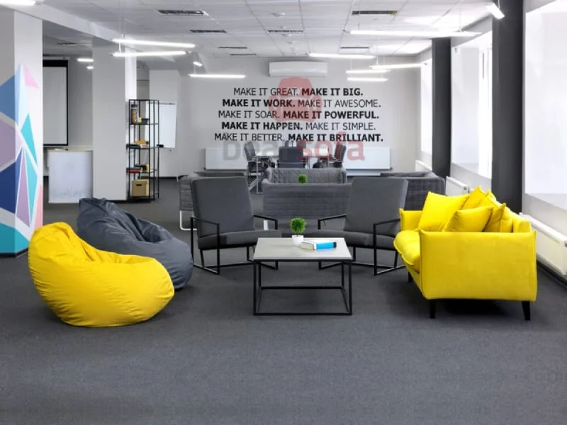 Lựa chọn sofa văn phòng theo chất liệu và kiểu dáng