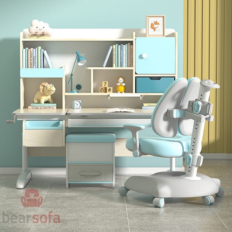 32 Mẫu bàn học cho bé đẹp và đầy đủ chức năng 11 Mẫu 11: Mẫu bàn học cho bé