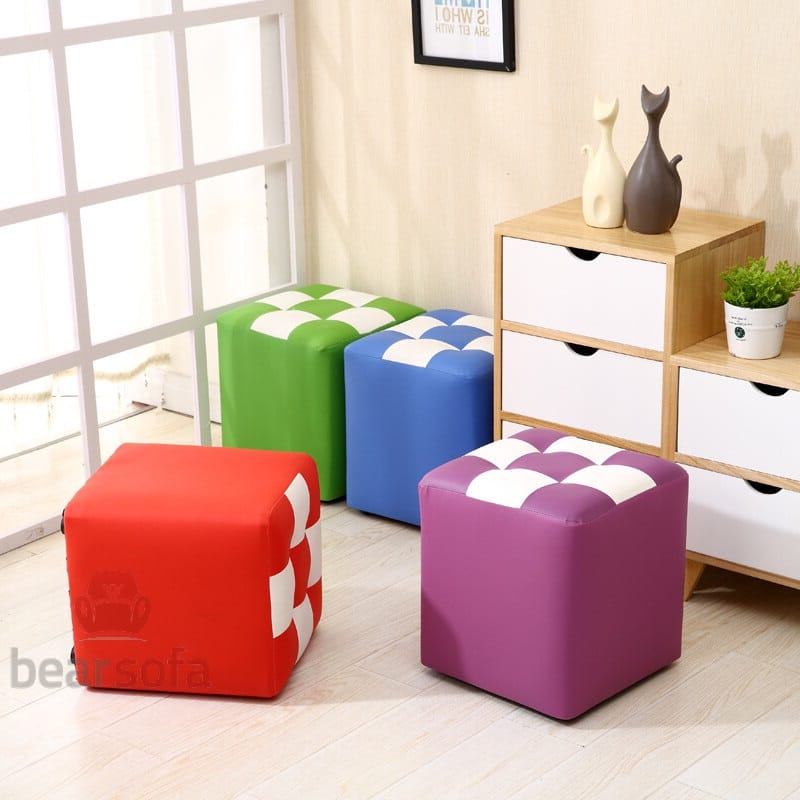 Mẫu 17: Mẫu ghế đôn sofa đẹp, đôn trang trí, ghế đôn bàn trang điểm...