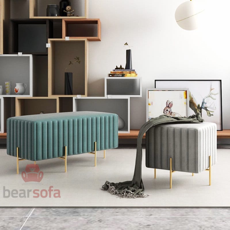 Mẫu 52: Mẫu ghế đôn sofa đẹp, đôn trang trí, ghế đôn bàn trang điểm...