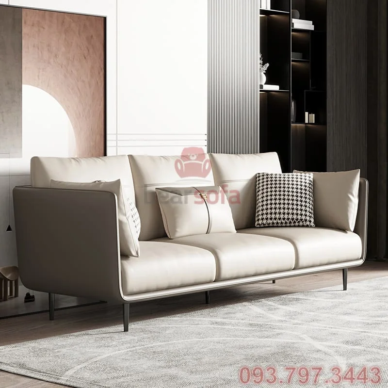 Mẫu 27: Mẫu ghế sofa băng 3 chỗ ngồi