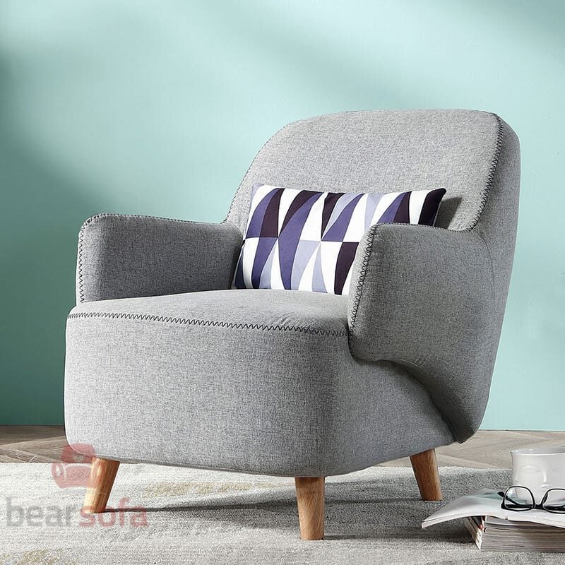 150+ Mẫu ghế sofa đơn đẹp nhất định phải xem 2025 219 Mẫu 65: Mẫu ghế sofa đơn hiện đại. thiết kế độc đáo
