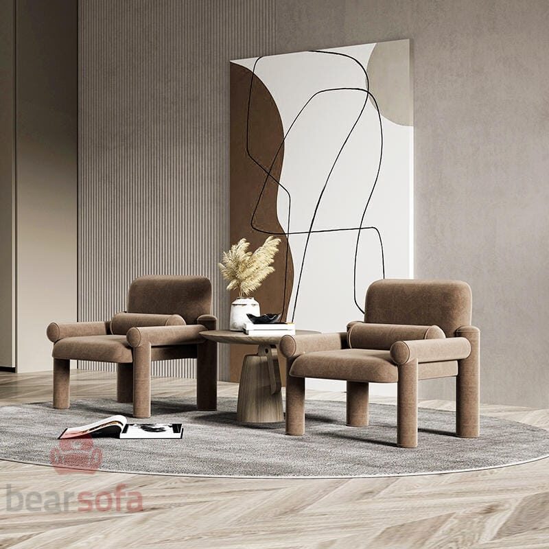 150+ Mẫu ghế sofa đơn đẹp nhất định phải xem 2025 237 Mẫu 83: Mẫu ghế sofa đơn hiện đại. thiết kế độc đáo