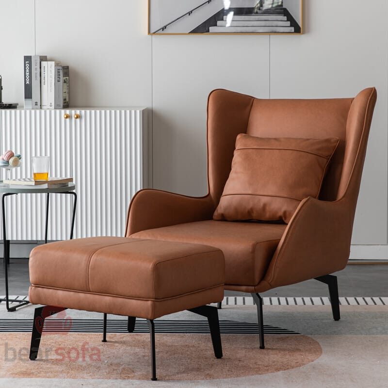 150+ Mẫu ghế sofa đơn đẹp nhất định phải xem 2025 252 Mẫu 98: Mẫu ghế sofa đơn thư giãn đẹp