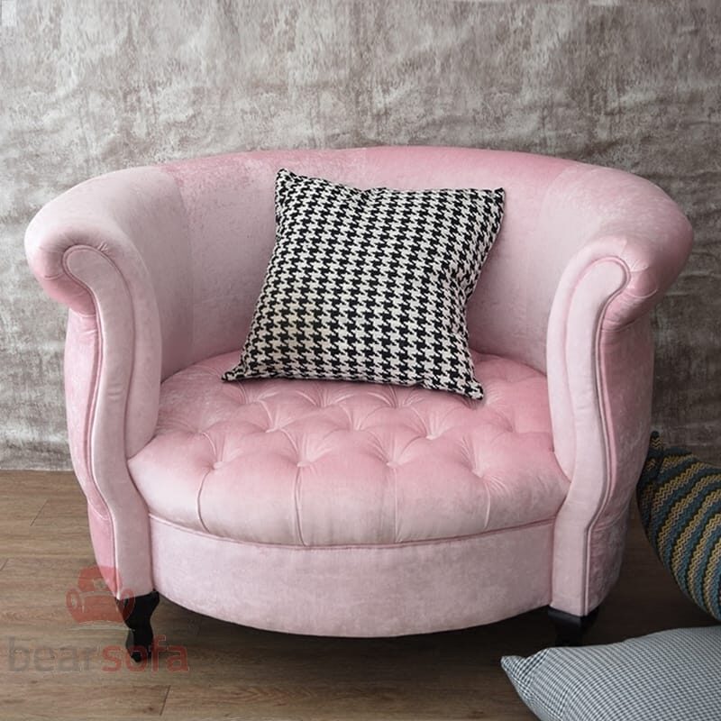 150+ Mẫu ghế sofa đơn đẹp nhất định phải xem 2025 290 Mẫu 136: Mẫu ghế sofa đơn tròn đẹp