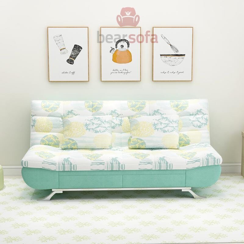 Mẫu ghế sofa giường phổ biến được thiết kế lại trẻ trung hơn, màu sắc tươi sáng hơn