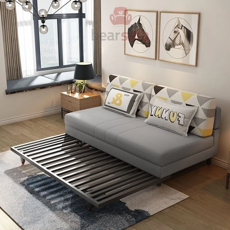 Mẫu ghế sofa kết hợp giường ngủ này thoải mái cho gia đình nhỏ 2 người lớn và 1 trẻ em