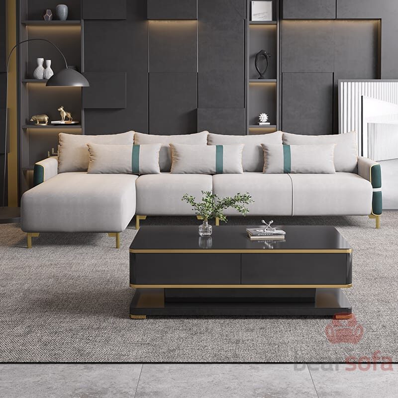 Mẫu 03: Ghế sofa góc chữ L đẹp cho phòng khách