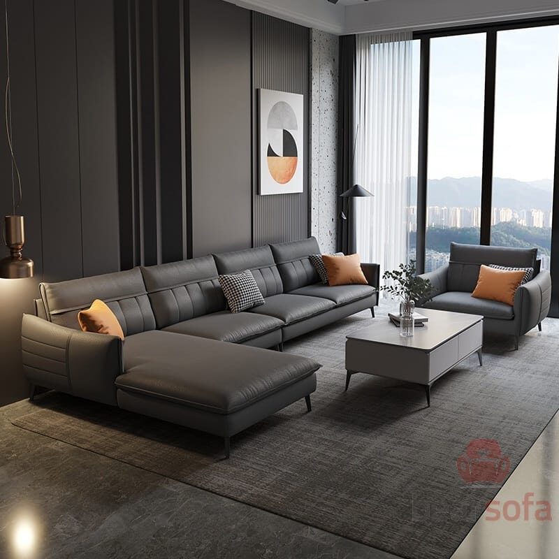 Mẫu 04: Ghế sofa góc chữ L đẹp cho phòng khách