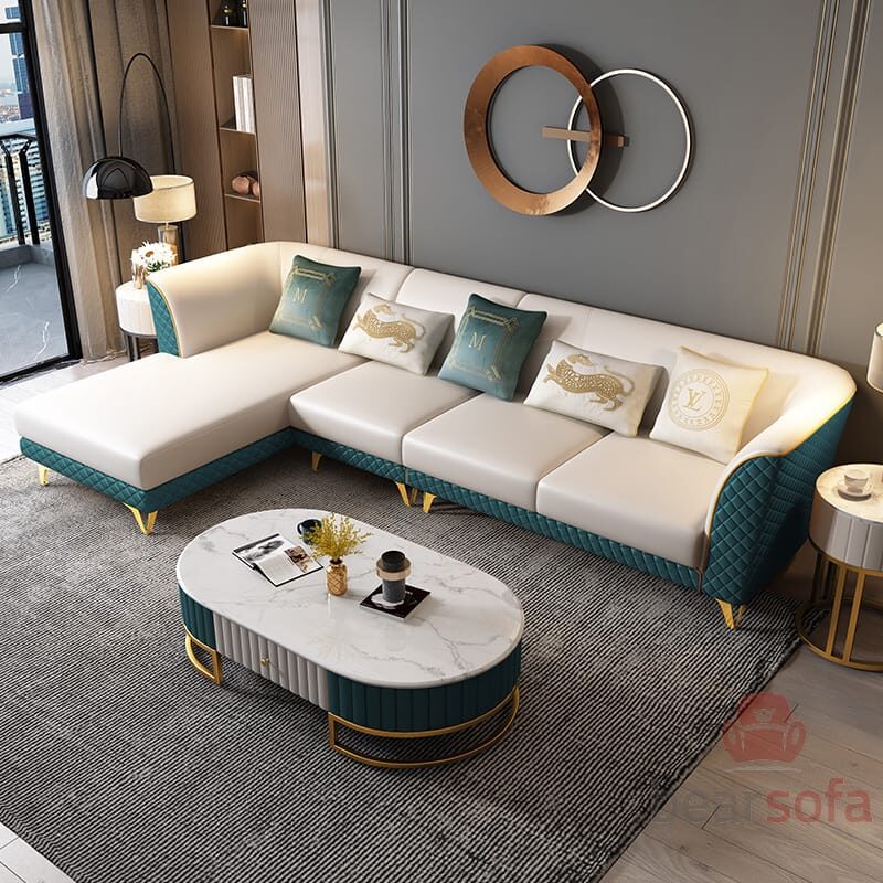 Mẫu 05: Ghế sofa góc chữ L đẹp cho phòng khách