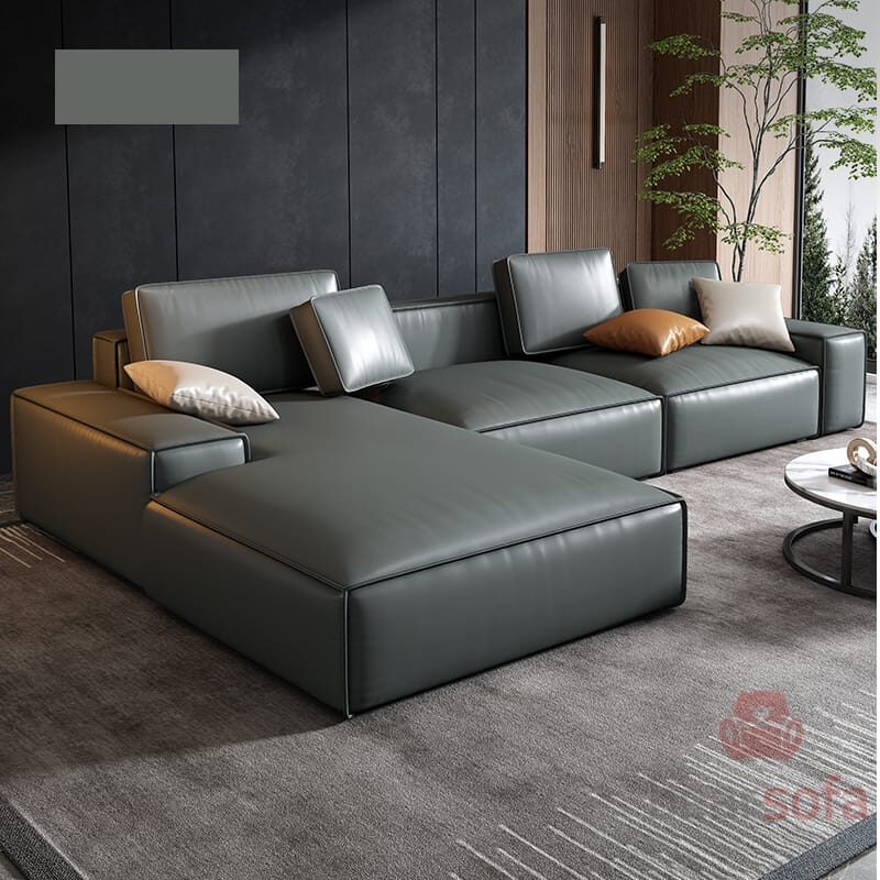 Mẫu 78: Bộ ghế góc chữ L cho phòng khách