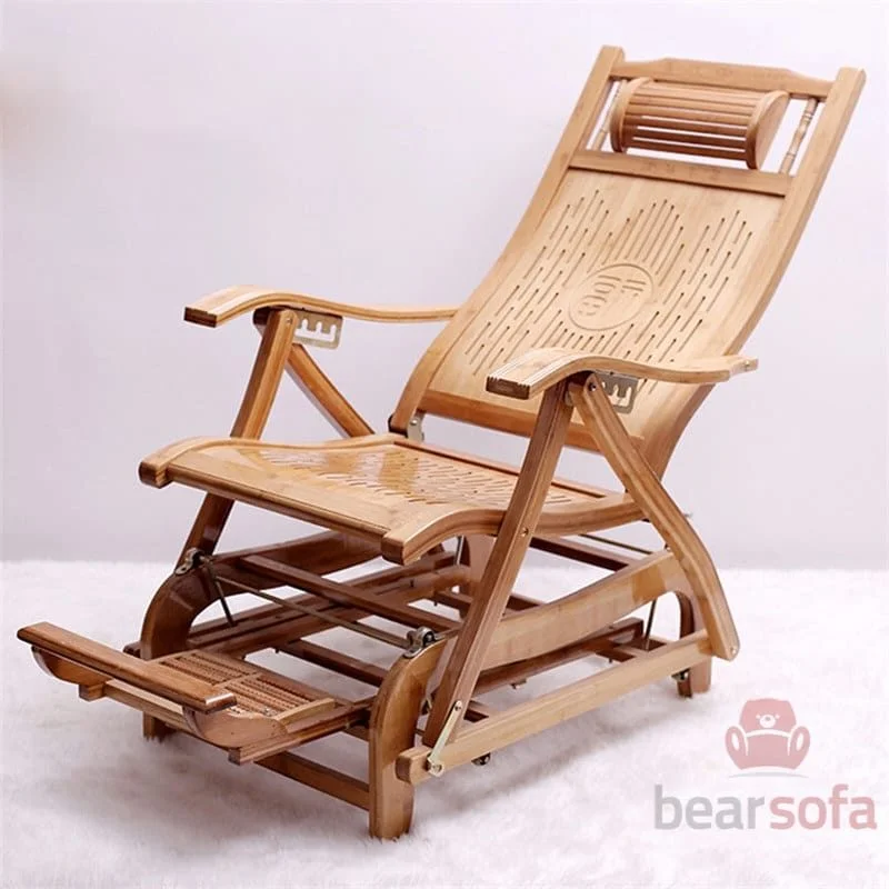 Mẫu 69: Mẫu ghế gỗ xếp nằm thư giãn