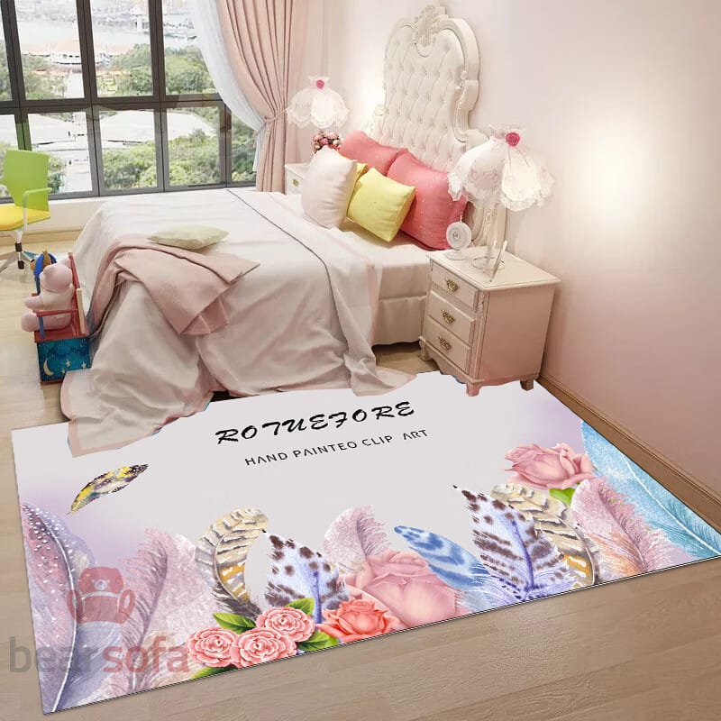 300 mẫu thảm trải sàn đẹp thảm lót sàn mới nhất 2023 80 Mẫu 79: Mẫu thảm phòng ngủ, thảm trải sàn phòng ngủ