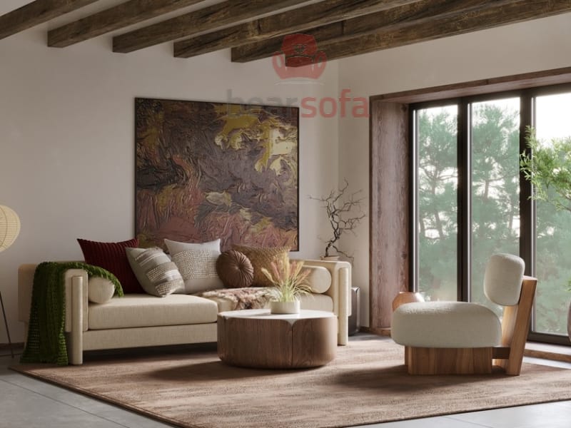 Ghế sofa nệm cho cảm giác ngồi thoải mái hơn ghế gỗ