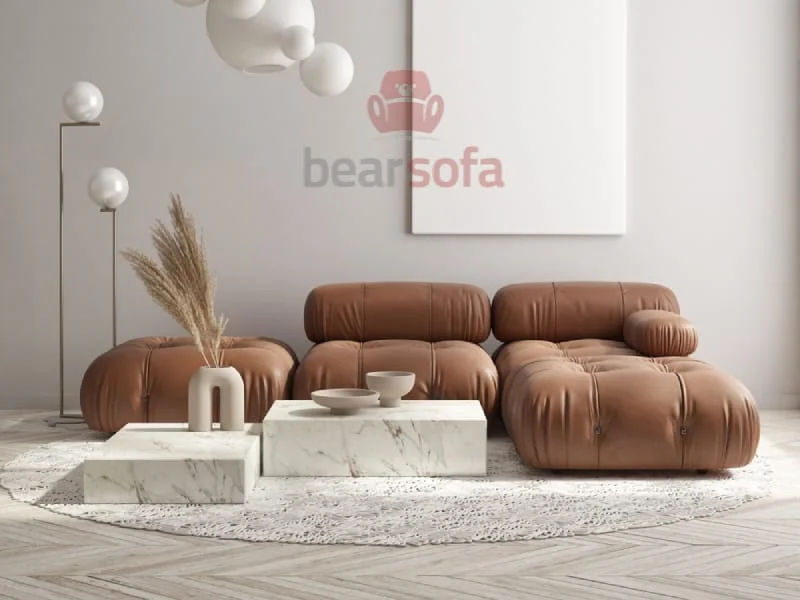Chọn sofa màu tương phản làm điểm nhấn cho căn phòng nhưng nên chọn những mẫu sofa có kích thước lớn một chút